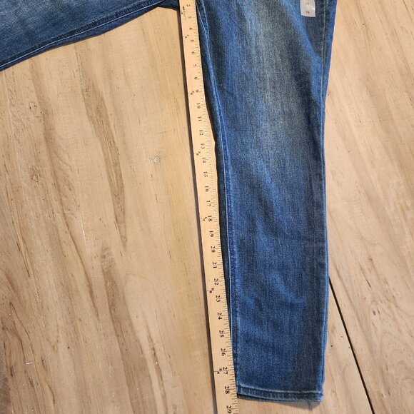 OLD NAVY Jeans High Rise Super Skinny Women's Size 16 Stretch Dark Blue NWT NEW - Picture 11 of 11